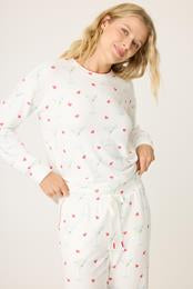 Dirty martini and hearts pajama set for women