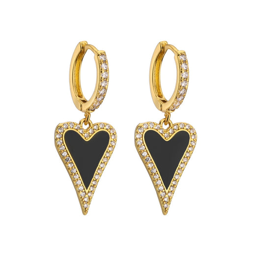 NMC Jewels - LUV DROP Earrings - Black