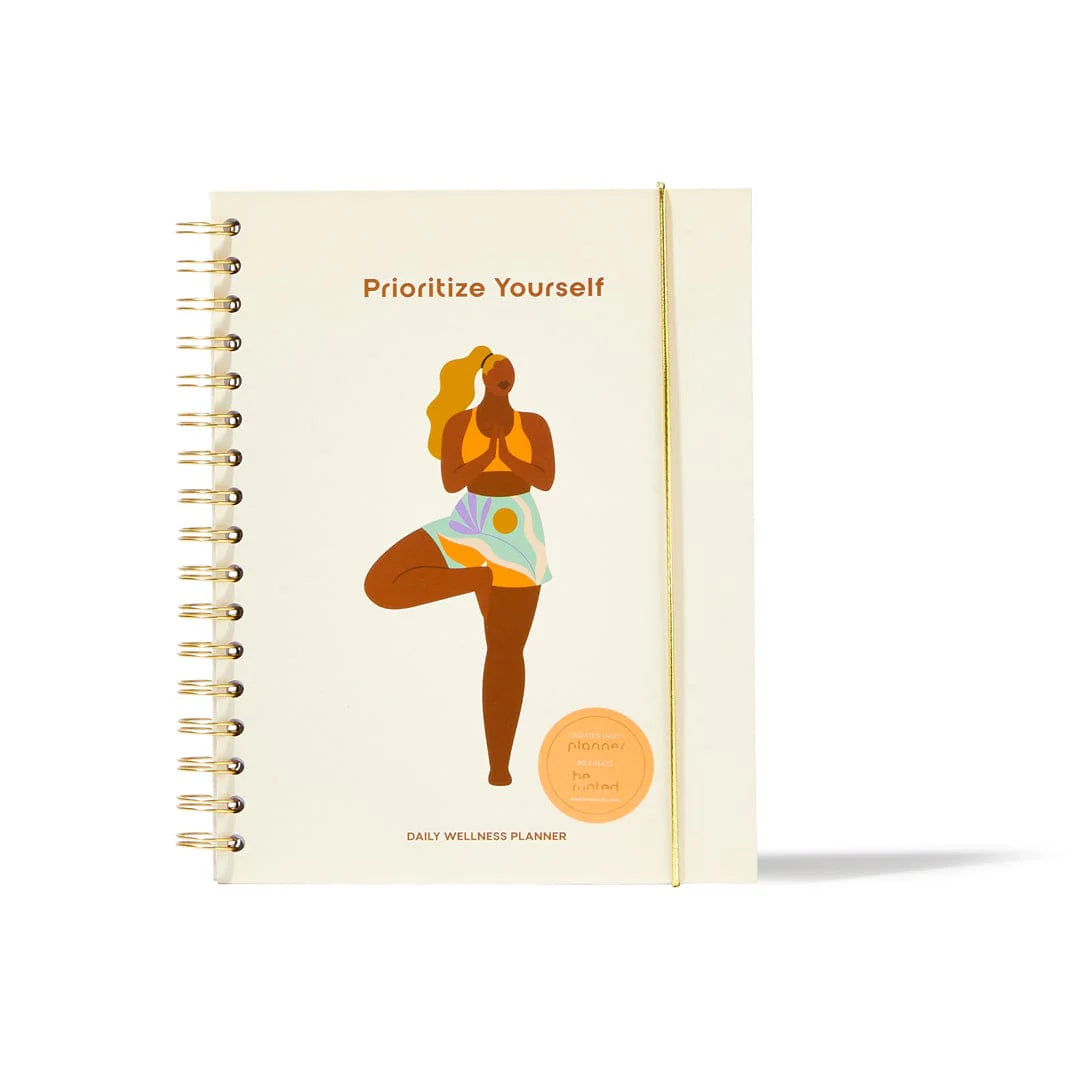 Prioritize Yourself Daily Wellness Planner for self-care and goal tracking