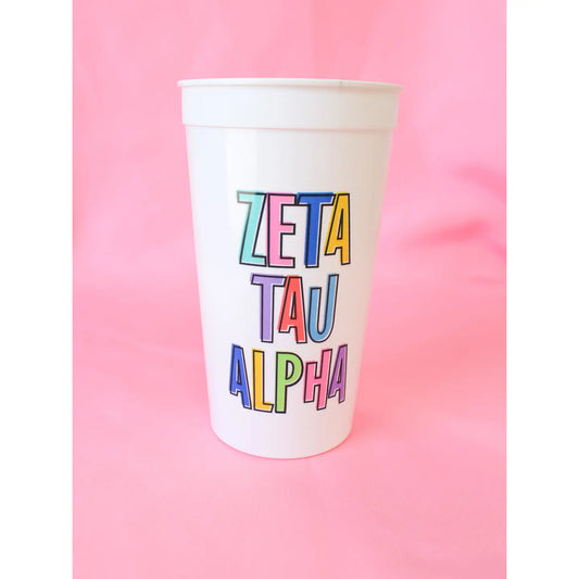 Zeta Tau Alpha Stadium Cups