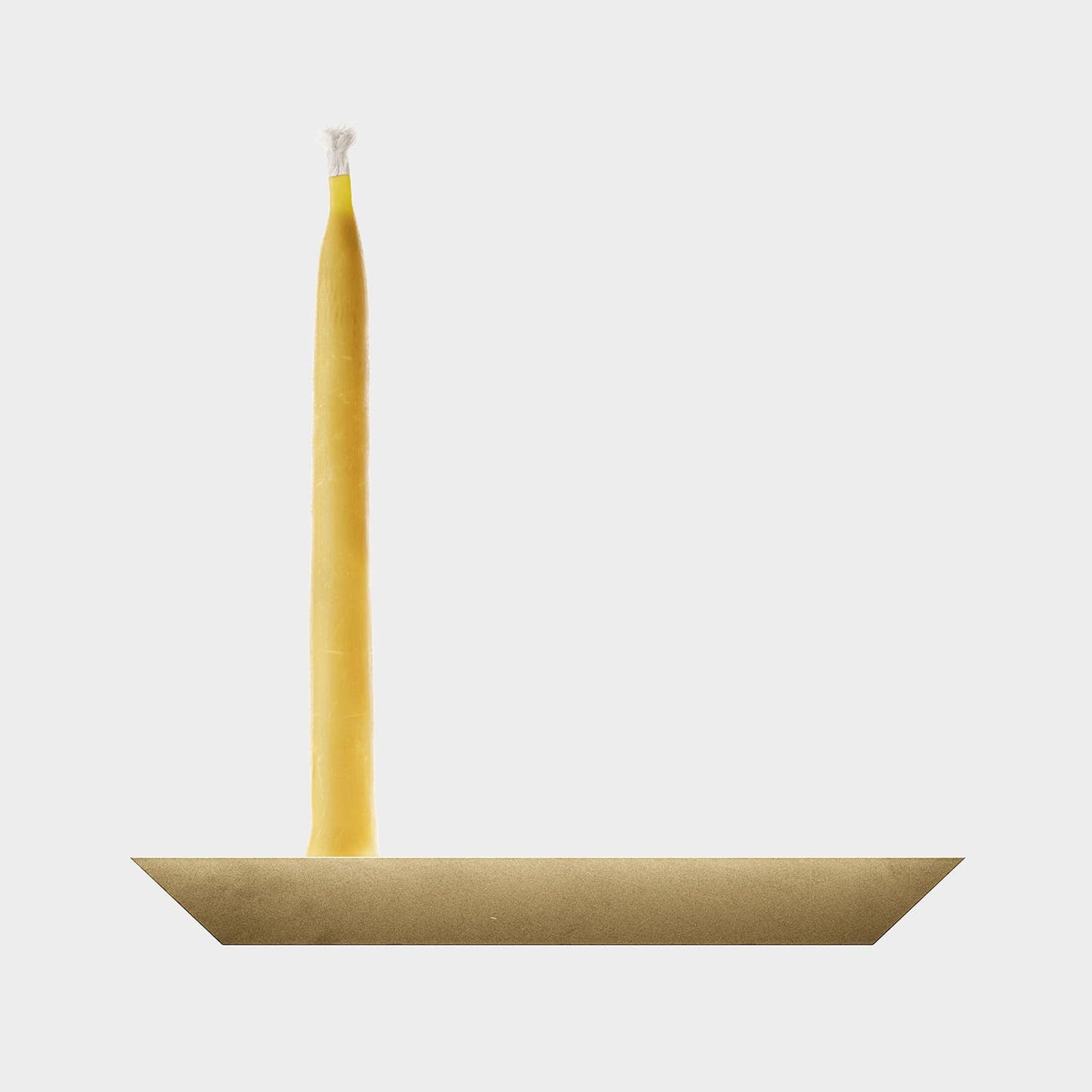 20-Minute Meditation Set - Brass Plate, 30 Candles & Matches